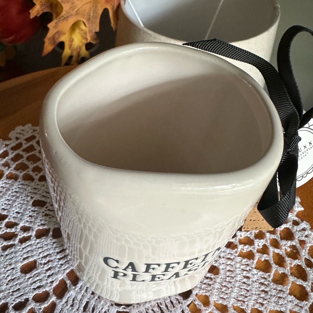 Rae Dunn ceramic “Caffeine Please” coffee mug - Picture 6 of 7